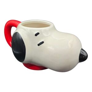 NWOT Peanuts Snoopy Coffee Mug Planter Pen Pencil Cup Head Shaped 14.5 Oz Cute